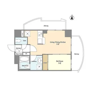 CHARMANT CLASSIC【6階】の間取り