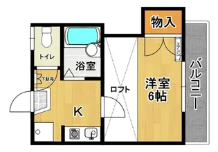 フローラ C棟【2階】の間取り