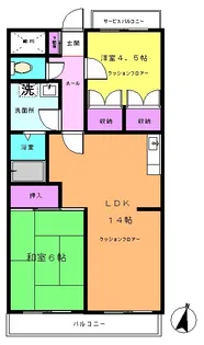 ビューハイツカメリア【3階】の間取り
