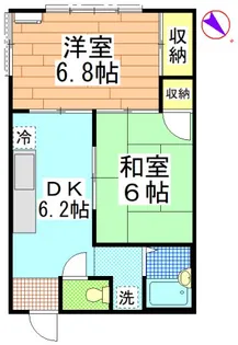 メゾン春日【1階】の間取り