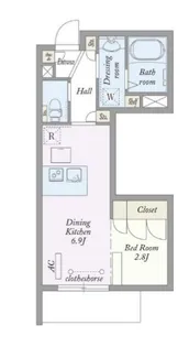 My Style vintage 八王子【1階】の間取り