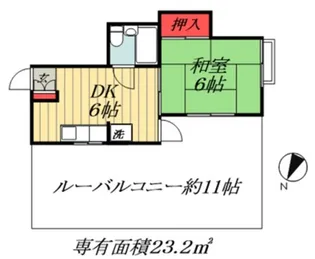 エクセル中山【3階】の間取り