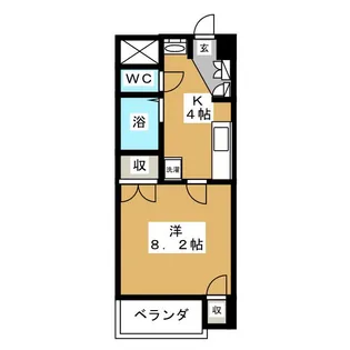 第3コーポシモダ【3階】の間取り