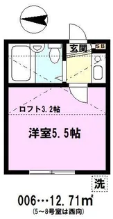 グリーンガーデン竹ノ塚【1階】の間取り