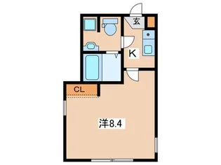 神奈川集合住宅A棟【2階】の間取り