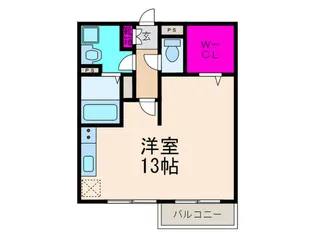 マレット・フィ-ルドB棟の間取り