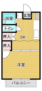 クマヤハイツ【2階】の間取り