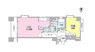 プロスペクト・グラーサ広尾【12階】の間取り