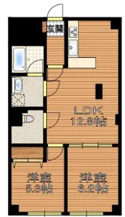 湯島ハイタウンB棟【12階】の間取り