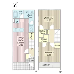 クオーツの間取り