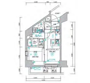 Cion SANGEN-JYAYA【2階】の間取り