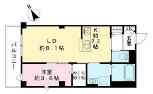 seastar北町【2階】の間取り