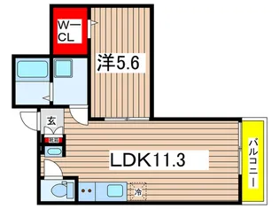 仮)アブニール【2階】の間取り