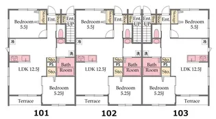 セラス【1階】の間取り