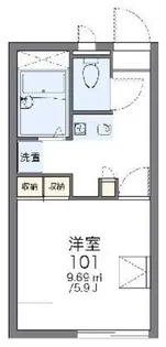 レオパレス北町【2階】の間取り