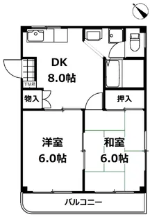 メゾン・カズ【1階】の間取り
