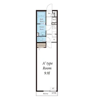 リブリ・エムフォー【2階】の間取り