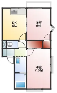 レピュート平清水 B棟【1階】の間取り