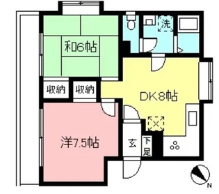 スリーエイト相模原【3階】の間取り