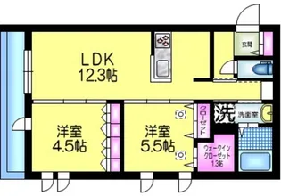 Luna Cresta ルナクレスタ【1階】の間取り