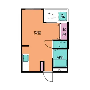 シティビルウカイ【2階】の間取り