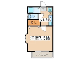 エステート97【2階】の間取り