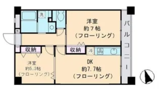 KS柿生【4階】の間取り