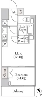ルミーク関内II【2階】の間取り