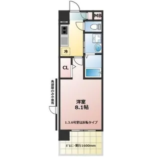 エーテル【4階】の間取り