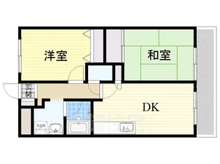 サンシャイン茨木【2階】の間取り