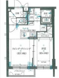 ファインクラス札幌琴似【3階】の間取り