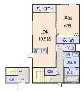 ドエルrara.【2階】の間取り