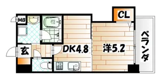 THE SQUARE・Platinum Residence【14階】の間取り