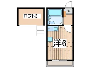 スカイピア大和【2階】の間取り