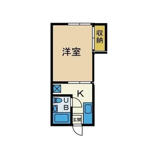 ホワイトヒルズB【1階】の間取り