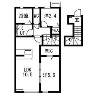 グランレジデンス I【2階】の間取り