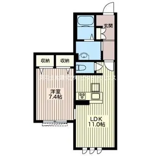 カーサ シリウス【1階】の間取り