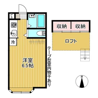 ジュネスクリエイトII【1階】の間取り