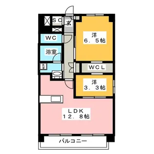 桜山カーザ【7階】の間取り