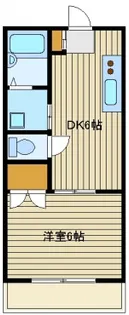 スティーラ富士見【1階】の間取り