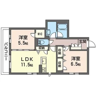 グレースキャニオン【3階】の間取り