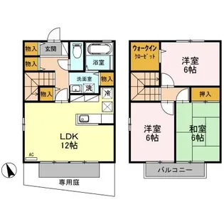 ロイヤルコートBの間取り
