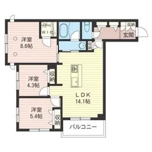 ブルームステージ【2階】の間取り