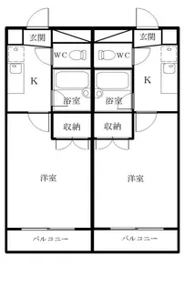 Fハウス【2階】の間取り