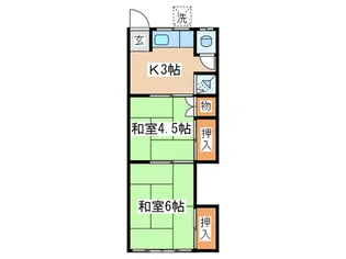 第2藤吉【2階】の間取り