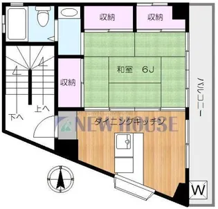 神楽坂フルール【3階】の間取り