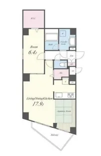 HERMITAGE DE MAISON(エルミタージュ ドゥ メゾン)【3階】の間取り