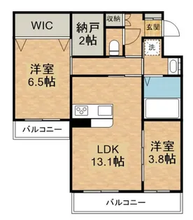 GRANDIR【2階】の間取り