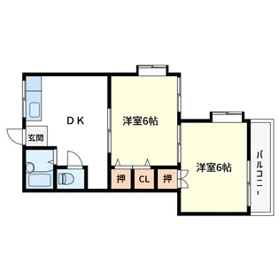 サンバース SUN・BATH【3階】の間取り