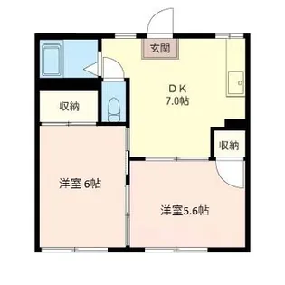 フォーブルキタハラ【1階】の間取り